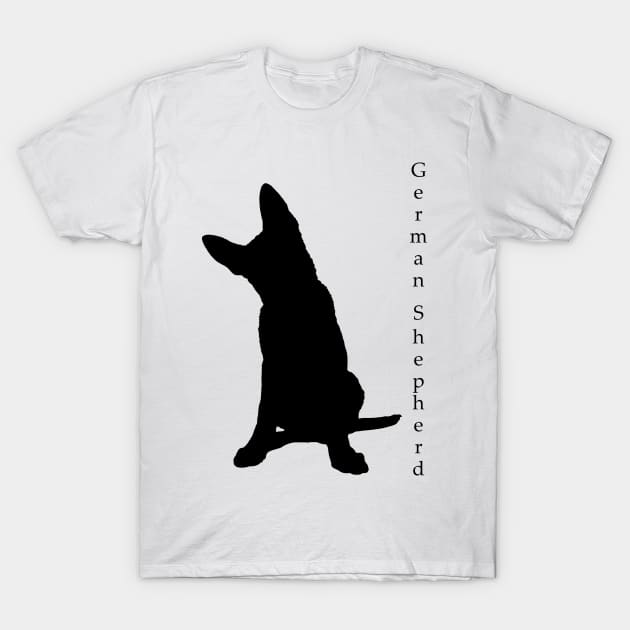 German Shepherd T-Shirt by RosaliArt